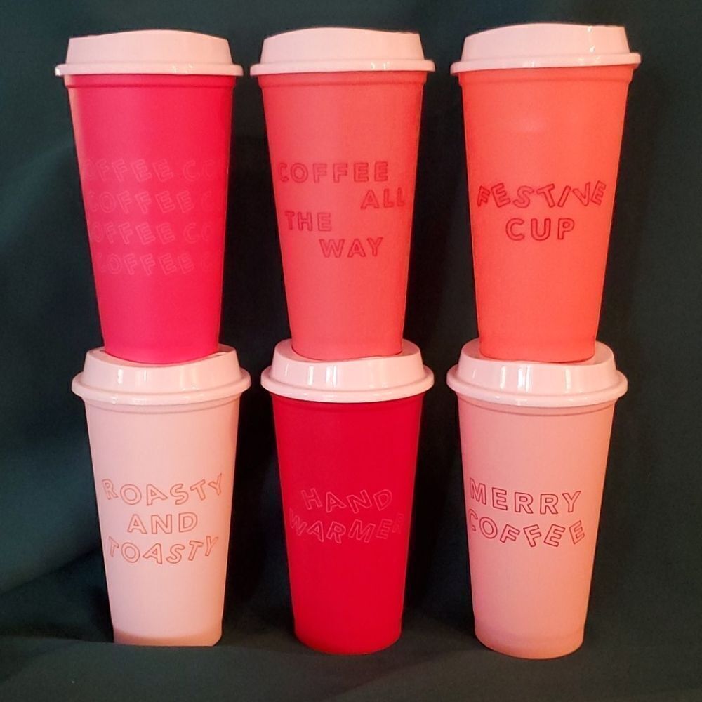 Starbucks Reusable Hot Cups Holiday 16 oz NWT